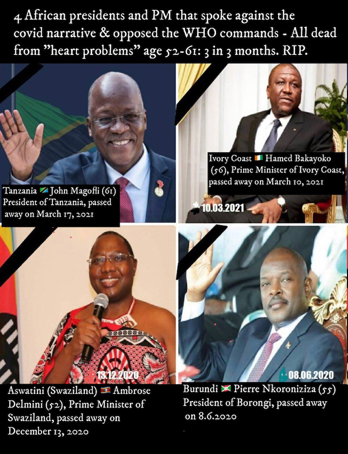 4 African Leaders: Is Opposing WHO a Leading Cause of Heart Failure?