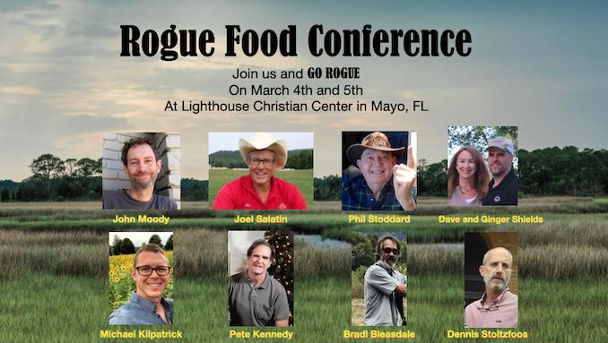 Rogue Food Conference March 4th and 5th, 2022