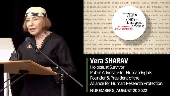 Time to support Vera Sharav… The Unthinkable at Nuremberg – Again!