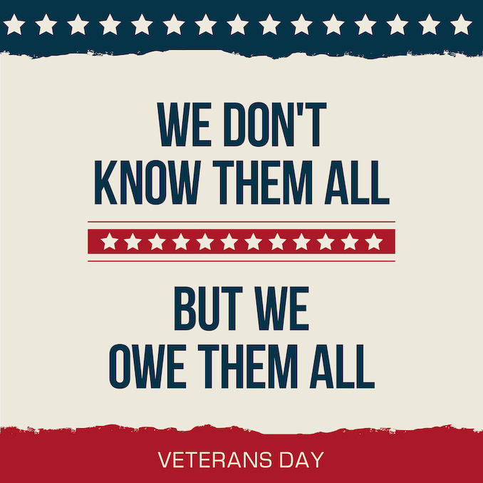 November 11, 2023 Veterans Day