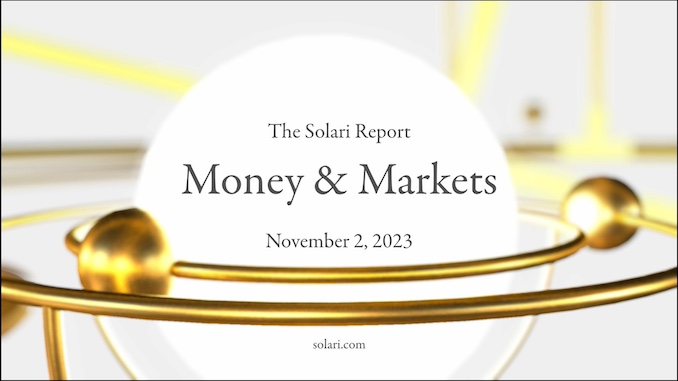 Money & Markets Report: November 2, 2023
