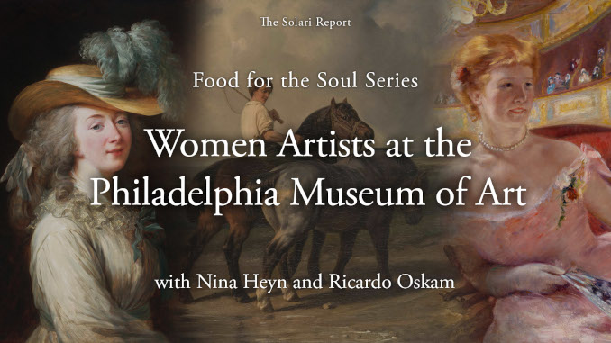 Coming Tuesday: Food for the Soul: Women Artists at the Philadelphia Museum of Art with Nina Heyn and Ricardo Oskam