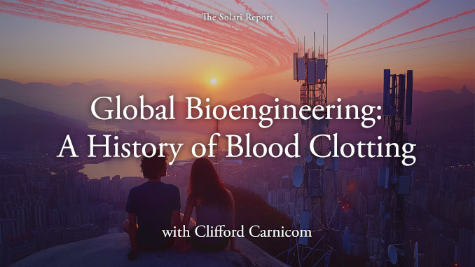 Coming Tuesday: Global Bioengineering: A History of Blood Clotting with Clifford Carnicom