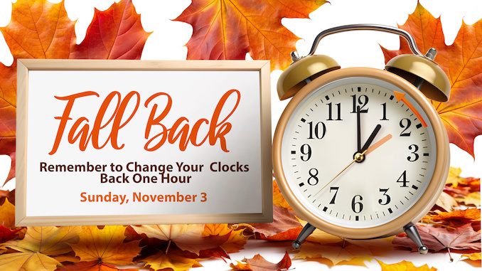 Action of the Week: November 4, 2024: Get Ready for “Fall Back”