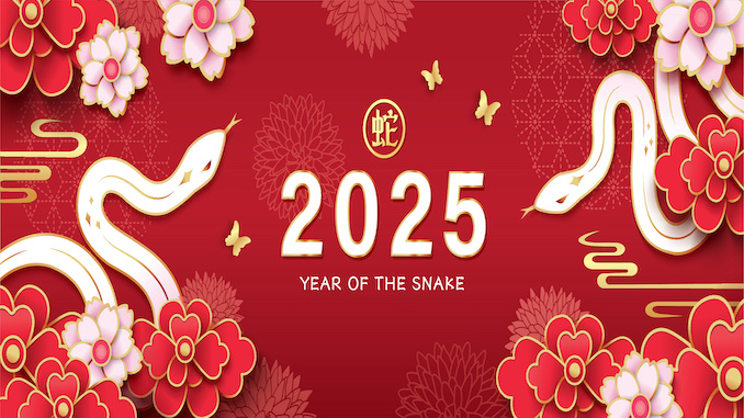 2025: Chinese Year of the Wood Snake: Wednesday, January 29